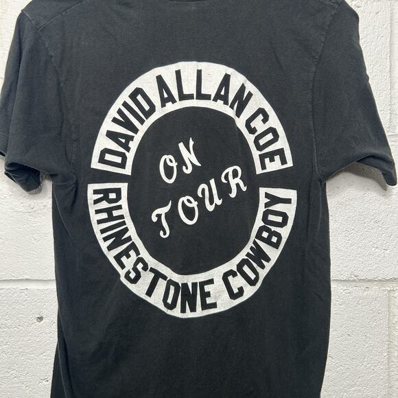 Vintage David Allan Coe “Rhinestone Cowboy” On Tour 1991 Tee - Picture 4 of 8